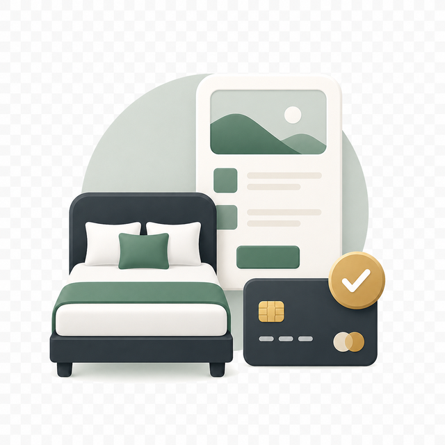 Direct bookings and payments icon